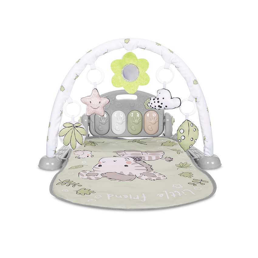 Η φωτογραφία δείχνει LORELLI ΧΑΛΑΚΙ ΔΡΑΣΤΗΡΙΟΤΗΤΩΝ ΜΕ ΠΙΑΝΟ 'MY FIRST PIANO'Αψίδα με 4 παιχνίδια και έναν καθρέφτη σε σχήμα λουλουδιούΞαπλώστε για να παίξετεΜαλακό υφασμάτινο υπόστρωμαΑνάπτυξη κινητικών δεξιοτήτωνΠροώθηση της ικανότητας σκέψηςΤο πιάνο μπορεί να χρησιμοποιηθεί ανεξάρτηταΜέγεθος: 73x6