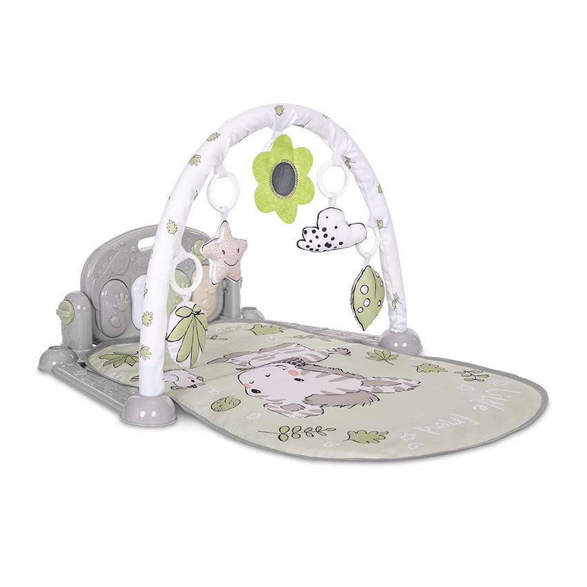 Η φωτογραφία δείχνει LORELLI ΧΑΛΑΚΙ ΔΡΑΣΤΗΡΙΟΤΗΤΩΝ ΜΕ ΠΙΑΝΟ 'MY FIRST PIANO'Αψίδα με 4 παιχνίδια και έναν καθρέφτη σε σχήμα λουλουδιούΞαπλώστε για να παίξετεΜαλακό υφασμάτινο υπόστρωμαΑνάπτυξη κινητικών δεξιοτήτωνΠροώθηση της ικανότητας σκέψηςΤο πιάνο μπορεί να χρησιμοποιηθεί ανεξάρτηταΜέγεθος: 73x6