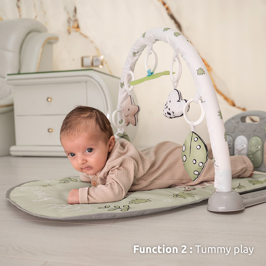 Η φωτογραφία δείχνει LORELLI ΧΑΛΑΚΙ ΔΡΑΣΤΗΡΙΟΤΗΤΩΝ ΜΕ ΠΙΑΝΟ 'MY FIRST PIANO'Αψίδα με 4 παιχνίδια και έναν καθρέφτη σε σχήμα λουλουδιούΞαπλώστε για να παίξετεΜαλακό υφασμάτινο υπόστρωμαΑνάπτυξη κινητικών δεξιοτήτωνΠροώθηση της ικανότητας σκέψηςΤο πιάνο μπορεί να χρησιμοποιηθεί ανεξάρτηταΜέγεθος: 73x6