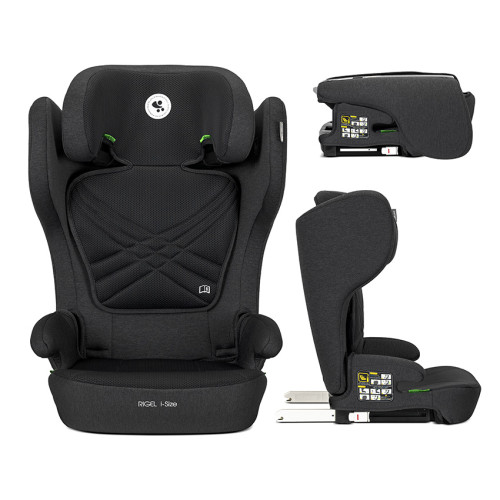 LORELLI ΑΝΑΔΙΠΛΟΥΜΕΝΟ ΚΑΘΙΣΜΑ ΑΥΤΟΚΙΝΗΤΟΥ ISOFIX i-SIZE 100-150CM RIGEL BLACK 10072112601