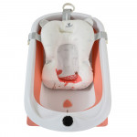 Η φωτογραφία δείχνει Πτυσσόμενο σετ μπάνιου για μωρά Balena από την Cangaroo – στυλ, άνεση και ασφάλεια από την πρώτη κιόλας μέρα!Σχεδιασμένο προσεκτικά για να καλύπτει τις ανάγκες της σύγχρονης οικογένειας, το σετ Balena από την Moni μετατρέπει το καθημερινό μπάνιο σε μια εύκολη, ευχάριστη και άνετ