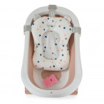 Η φωτογραφία δείχνει Σετ Μπάνιου 3 Τεμαχίων με Πτυσσόμενη Μπανιέρα Palma, Moni – Άνεση και Ευκολία από την Πρώτη Μέρα!Μετατρέψτε την ώρα του μπάνιου σε μια χαρούμενη εμπειρία με αυτό το πρακτικό και κομψό σετ, ειδικά σχεδιασμένο για τα μικρά παιδιά.