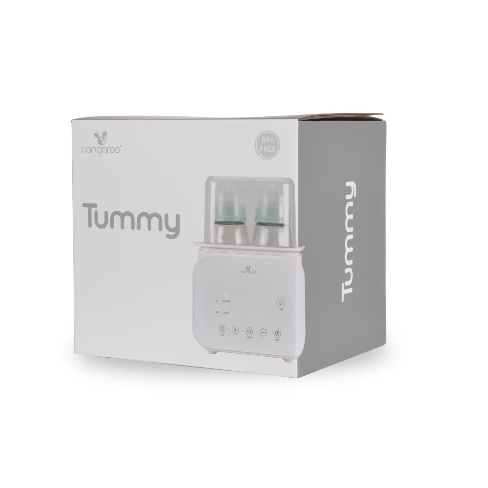 Η φωτογραφία δείχνει Θερμαντήρας μπιμπερό Tummy 4 σε 1 – μια πολυλειτουργική λύση για γονείς που φροντίζουν το μωρό σας.