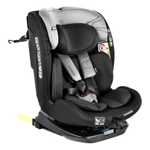 MONI ΚΑΘΙΣΜΑ ΑΥΤΟΚΙΝΗΤΟΥ ISOFIX 40-150CM VAMOS STONE GREY 3801005153176