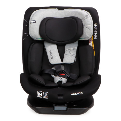 MONI ΚΑΘΙΣΜΑ ΑΥΤΟΚΙΝΗΤΟΥ ISOFIX 40-150CM VAMOS STONE GREY 3801005153176