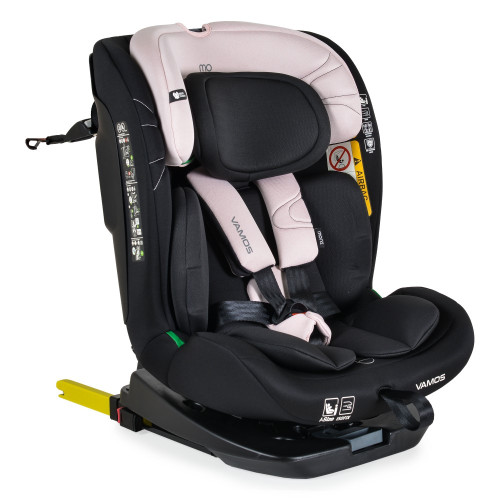MONI ΚΑΘΙΣΜΑ ΑΥΤΟΚΙΝΗΤΟΥ ISOFIX 40-150CM VAMOS BABY PINK 3801005153190