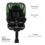 Η φωτογραφία δείχνει Το κάθισμα αυτοκινήτου i–Apex είναι ένα νέο κάθισμα της Bebe Stars, το οποίο ήρθε για να δώσει λύση σε κάθε σας διαδρομή με το μωράκι και το αυτοκίνητό σας σε καθημερινή βάση!Το i–Apex&nbsp; είναι σχεδιασμένο για παιδιά 40 έως 150 cm ύψους, διαθέτοντας επαρκή χώρο και προσφέροντ