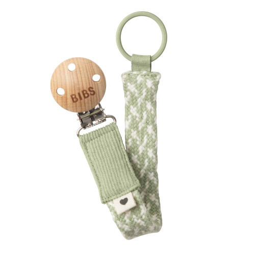 BIBS PACI ΚΛΙΠ ΠΙΠΙΛΑΣ BRAID SAGE / IVORY 9401104