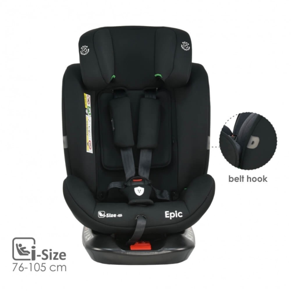 Η φωτογραφία δείχνει Το κάθισμα αυτοκινήτου Epic είναι το νέο κάθισμα της Bebe Stars, το οποίο ήρθε για να σας συνεπάρει! Η πρόοδος της τεχνολογίας προσφέρει νέες λύσεις συνεχώς.