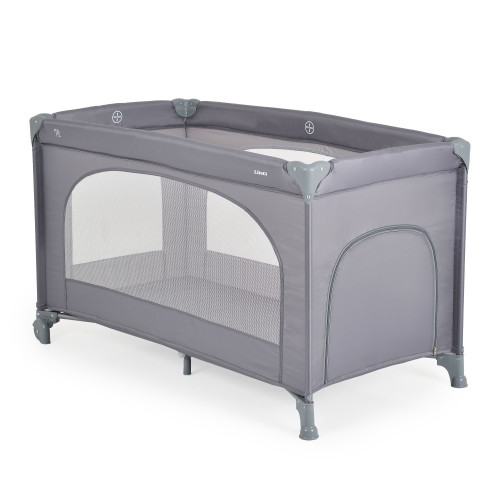 CANGAROO ΠΑΡΚΟΚΡΕΒΑΤΟ 1 ΕΠΙΠΕΔΟΥ UNO GREY 3801005210268