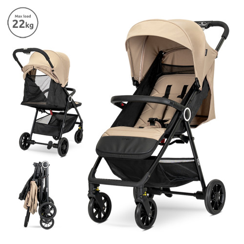 LORELLI ΑΝΑΔΙΠΛΟΥΜΕΝΟ ΚΑΡΟΤΣΙ ΒΟΛΤΑΣ NOIR BEIGE 10022092507