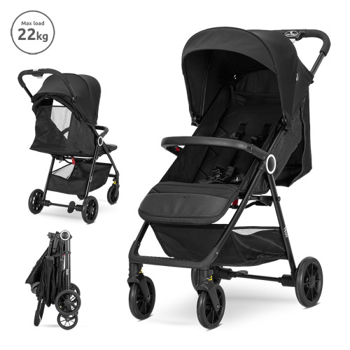 LORELLI ΑΝΑΔΙΠΛΟΥΜΕΝΟ ΚΑΡΟΤΣΙ ΒΟΛΤΑΣ NOIR BLACK 10022092501