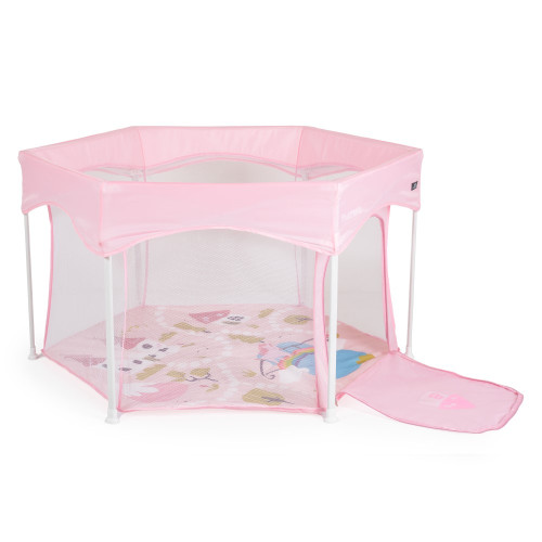CANGAROO ΠΑΡΚΟ ΠΟΛΥΓΩΝΟ PLAYBOX PINK 3801005210220