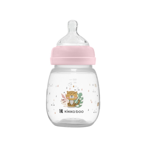 KIKKA BOO ΜΠΙΜΠΕΡΟ ΠΛΑΣΤΙΚΟ PP 180ML SAVANNA PINK 31302020095