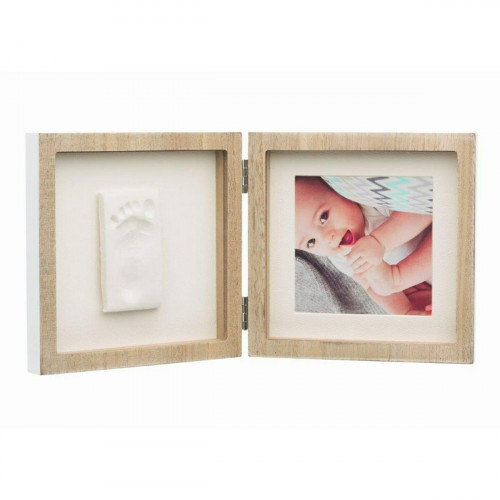 BABY ART ΚΟΡΝΙΖΑ ΑΠΟΤΥΠΩΜΑ SQUARE FRAME WOODEN BR76724