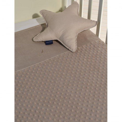 BABY OLIVER NAUTICA DES 904 ΚΟΥΒΕΡΤΑ MINKY MΠΕΖ ΔΙΠΛΗΣ ΟΨΗΣ 46-6725/904