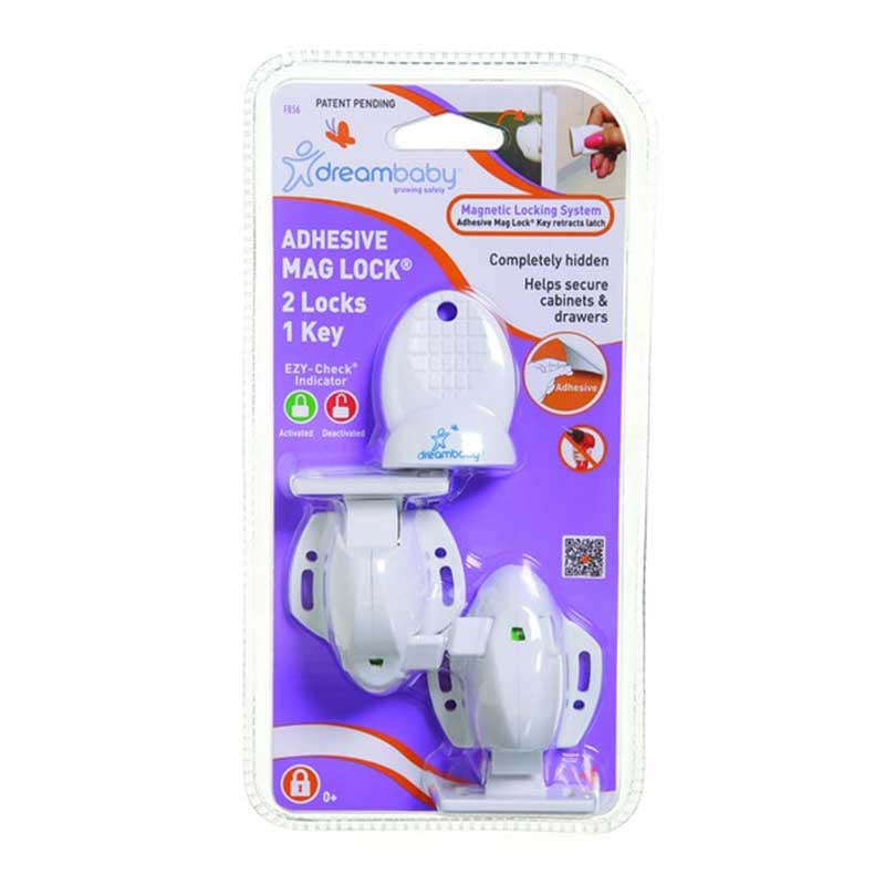 Ασφάλεια DreamBaby Μαγνητική 2 τμχ & ΚλειδίΚλειδαριά υψηλής αντοχήςΤα έπιπλα παραμένουν άθικτα από την επαφή με την ασφάλειαΙδανικό για ντουλάπια και συρτάρια&nbsp;Διαστάσεις συσκευασίας 20,2 * 9,8 * 0,8 cm