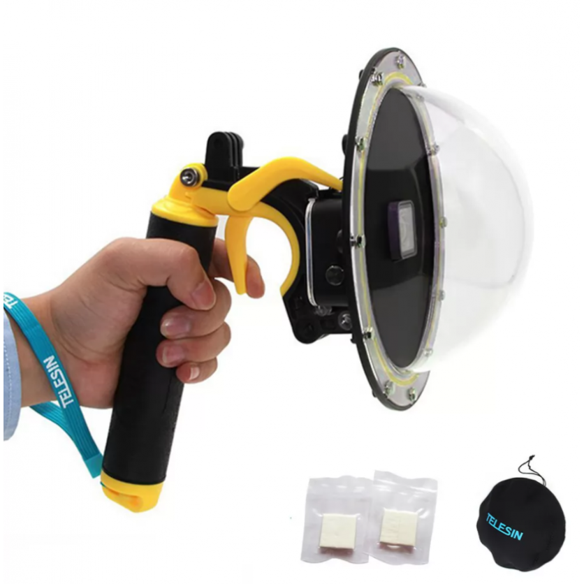 Υποβρύχιο περίβλημα Telelesin GP-DMP-T08 για GoPro Hero 8Το πρακτικό περίβλημα της μάρκας Telesin για την κάμερα GoPro θα σας επιτρέψει να τραβήξετε πρωτότυπες λήψεις πάνω και κάτω από το νερό.