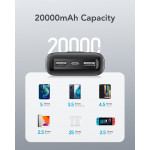 L20 Power Bank 20000mah με ψηφιακή οθόνη.