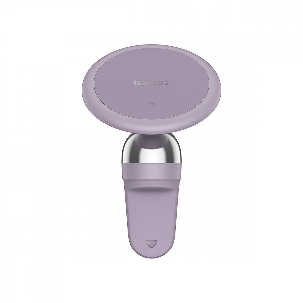 Η φωτογραφία δείχνει Το Baseus C01 είναι μια μικρή μαγνητική βάση αυτοκινήτου τοποθετημένη στον αέρα παροχής.