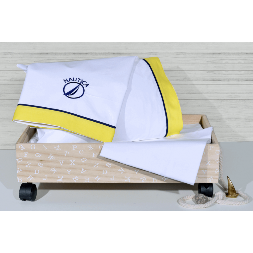 Ύφασμα 100% βαμβάκι 154 κλωστών, 75χ110 & 30χ40 , Συσκευασία σε κουτί δώρου συρταρωτό