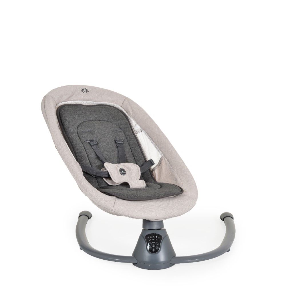 Η φωτογραφία δείχνει Ηλεκτρικό ριλάξ Zara της εταιρείας CangarooΤο ριλάξ Zara έχει 5 επίπεδα ταχύτητας με 3 επιλογές χρονοδιακόπτη και ανιχνευτή κίνησης.