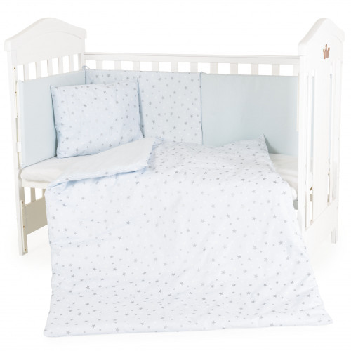 CANGAROO ΣΕΤ ΠΡΟΙΚΑΣ ΚΟΥΝΙΑΣ 6 ΤΕΜ 120/60CM NOOK BLUE STARS 3800146270568