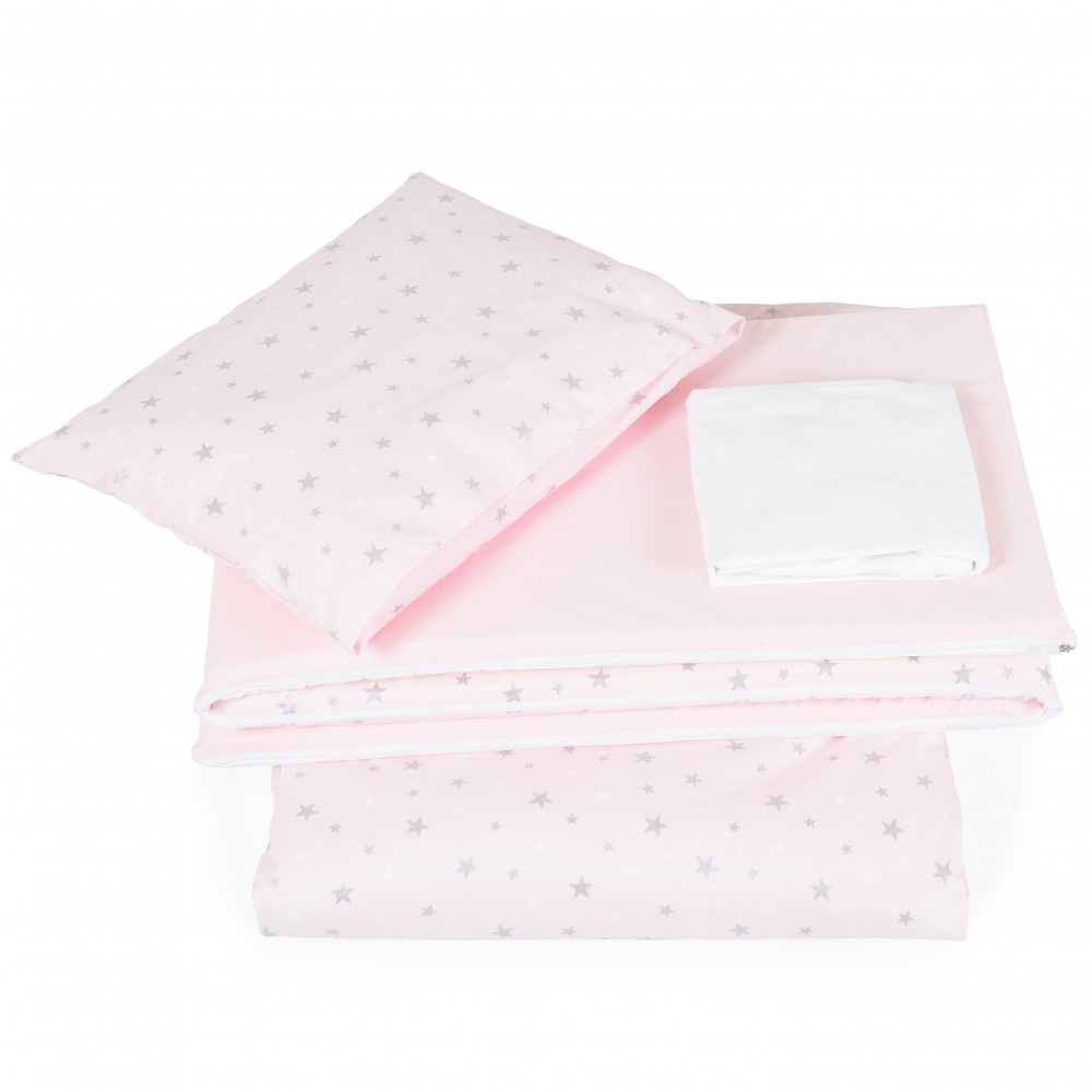 Μαλακό και απαλό σετ βρεφικού κρεβατιού 6 τεμαχίων από 100% βαμβάκι ranforse υψηλής ποιότητας.