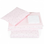 Μαλακό και απαλό σετ βρεφικού κρεβατιού 6 τεμαχίων από 100% βαμβάκι ranforse υψηλής ποιότητας.