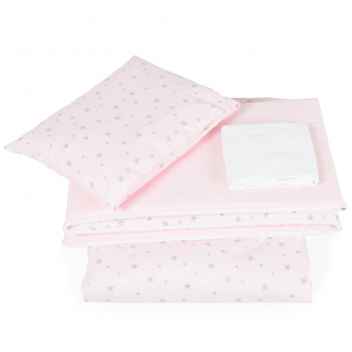 CANGAROO ΣΕΤ ΠΡΟΙΚΑΣ ΚΟΥΝΙΑΣ 6 ΤΕΜ 120/60CM NOOK PINK STARS 3800146270551