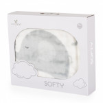 Αφράτη και ζεστή βρεφική κουβέρτα φλις, διαστάσεων 110 x 140 cm, κατασκευασμένη από 100% πολυεστέρα.