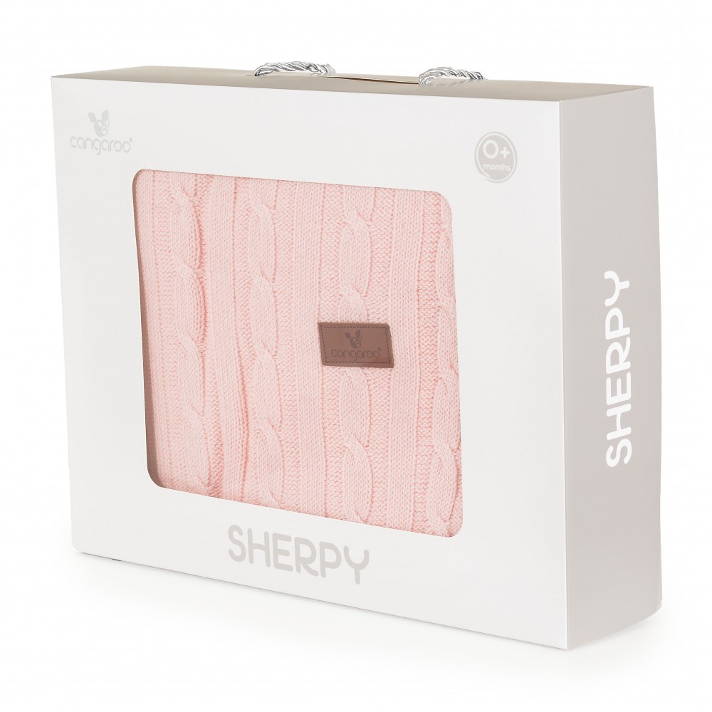 Βρεφική κουβέρτα, διαστάσεων 75 x 100 cmΕπάνω στρώμα από 100% βαμβάκι και εσωτερική στρώση από πολυεστέρα σε στυλ σέρπα - ζεστή και απαλή στην αφή.