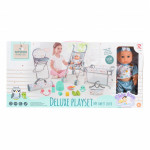 Παιδικό σετ με κούκλα και διάφορα αξεσουάρ κατάλληλα για παιχνίδι ρόλων.