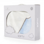 Αφράτη και ζεστή βρεφική κουβέρτα, διαστάσεων 80 x 110 cm, κατασκευασμένη από 100% πολυεστέρα.