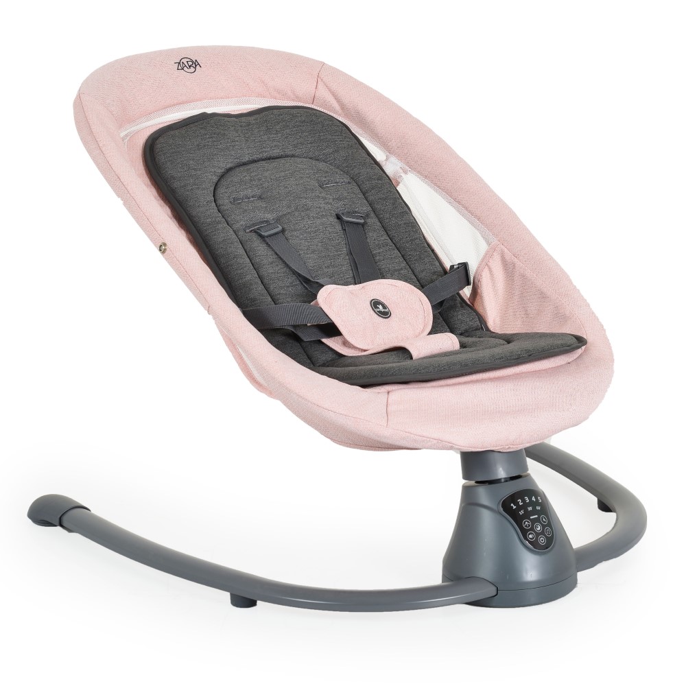 Ηλεκτρικό ριλάξ Zara της εταιρείας CangarooΤο ριλάξ Zara έχει 5 επίπεδα ταχύτητας με 3 επιλογές χρονοδιακόπτη και ανιχνευτή κίνησης.