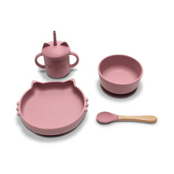 LORELLI ΣΕΤ ΦΑΓΗΤΟΥ ΣΙΛΙΚΟΝΗΣ 4 ΤΕΜ NATURAL DEEP PINK 10230700002