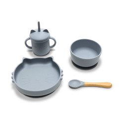 LORELLI ΣΕΤ ΦΑΓΗΤΟΥ ΣΙΛΙΚΟΝΗΣ 4 ΤΕΜ NATURAL GREY 10230700003