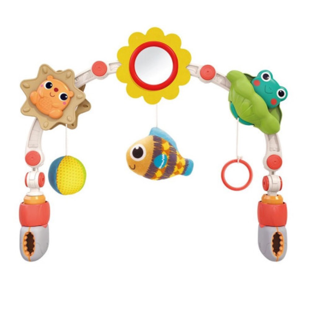 Η φωτογραφία δείχνει HOLA ΜΠΑΡΑ ΠΑΙΧΝΙΔΙΩΝ ΕΥΚΟΛΑ ΠΡΟΣΑΡΜΟΣΙΜΗ ΣΕ ΚΑΡΟΤΣΙ, ΡΙΛΑΞ, ΚΑΘΙΣΜΑ ΑΥΤΟΚΙΝΗΤΟΥ Η ΚΑΙ ΚΟΥΝΙΑΔιαθέτει άνετο και αξιόπιστο κούμπωμα και ρύθμιση γωνίας κλίσης και μήκους.