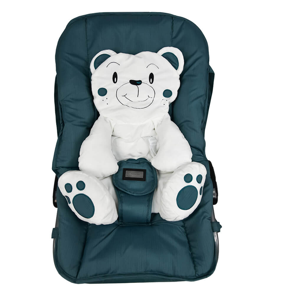 Η φωτογραφία δείχνει – Μοντέρνο ρηλάξ με ανατομική θέση, ιδανικό για νεογέννητα.