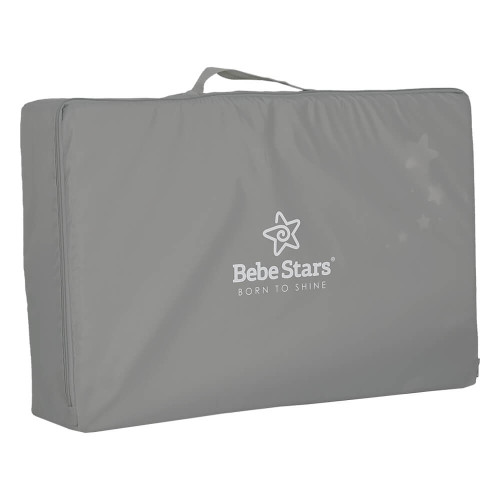 BEBE STARS ΣΤΡΩΜΑ ΓΙΑ ΠΑΡΚΟΚΡΕΒΑΤΟ GREY 750-184