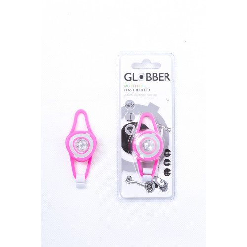Globber Neon Pink Flashlight Led 522-110 