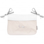 Η φωτογραφία δείχνει Πολυτελές καλάθι για πάνες με κορδονάκια της εταιρείας Kikka Boo.