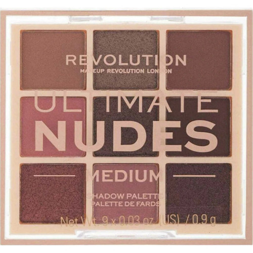 Revolution Beauty Ultimate Nudes Παλέτα Σκιών Ματιών Medium 8.1gr 5057566437127