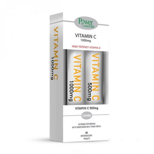 Power Health Vitamin C 1000mg με Στέβια 24 αναβράζοντα δισκία 5200321015041