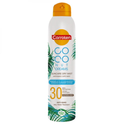 Carroten Coconut Dry Mist Αντηλιακή Λοσιόν για το Σώμα SPF30 σε Spray 200ml 5201314143420