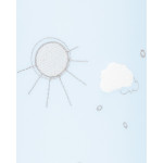 Η φωτογραφία δείχνει Πολυτελές νυχτερινό φως με τρισδιάστατα κεντήματα.