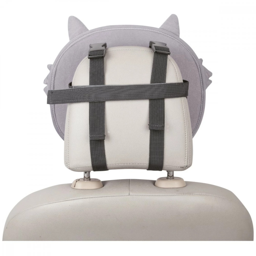 Καθρέφτης αυτοκινήτου ασφαλείας με χαριτωμένο βελούδινο πλαίσιο, εύκολο στην τοποθέτηση με αγκράφες και velcro.