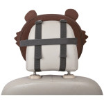 Καθρέφτης αυτοκινήτου ασφαλείας με χαριτωμένο βελούδινο πλαίσιο, εύκολο στην τοποθέτηση με αγκράφες και velcro.