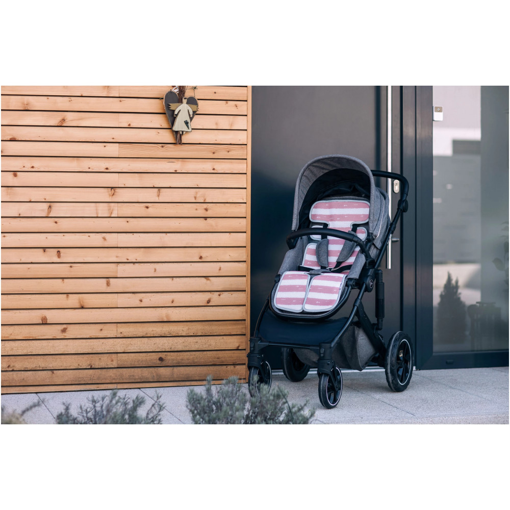 Η γενική ευάερη επένδυση είναι κατάλληλη για χρήση σε παιδικά καθίσματα αυτοκινήτου και παιδικά καθίσματα καροτσιού.