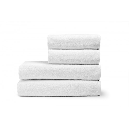 Πετσέτα Προσώπου Ξενοδοχείου 550gsm Fuffy 100% Cotton 50x100 Λευκό   Beauty Home